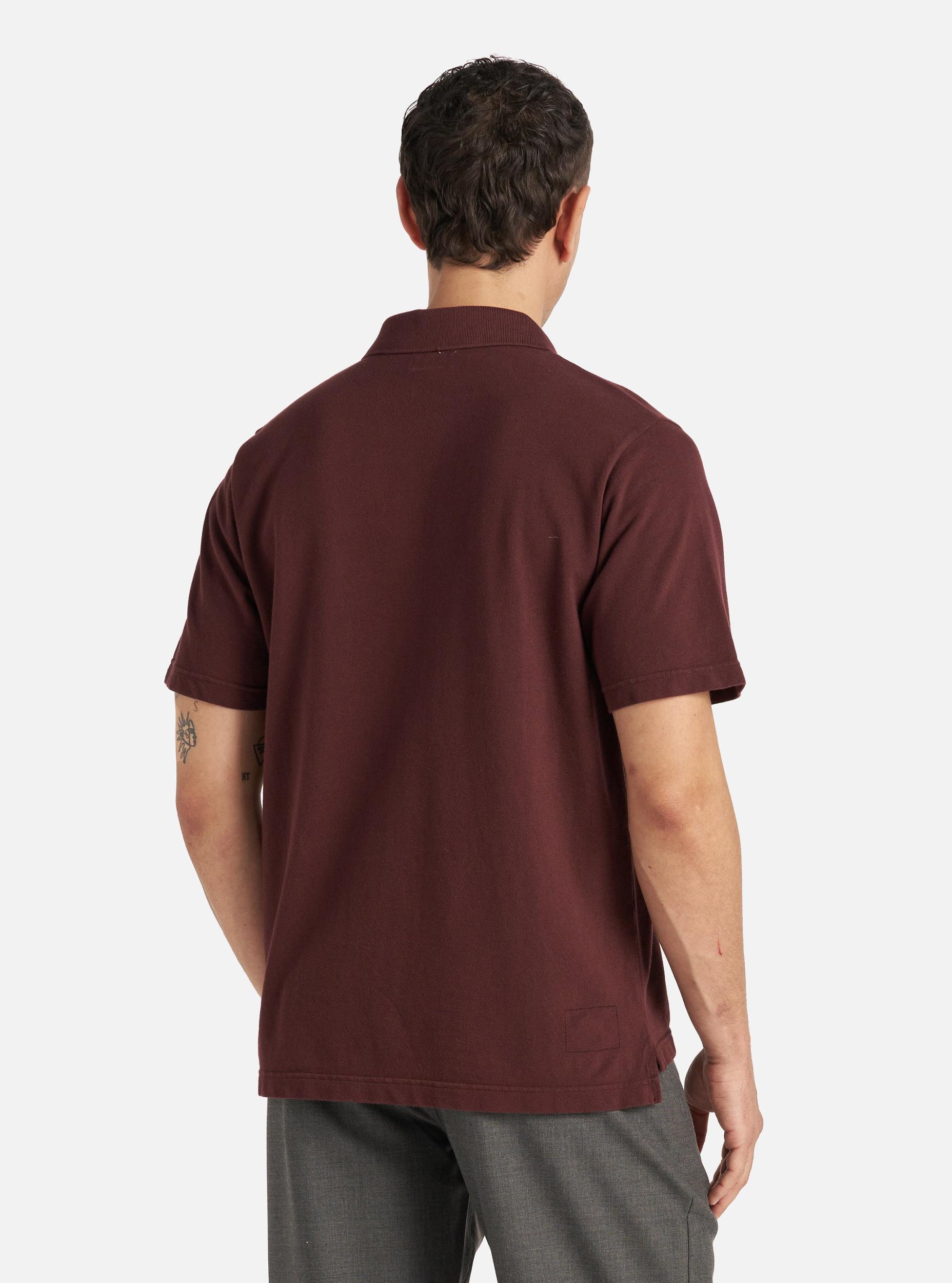 Rich Brown Piquet Vacation Polo Product Image