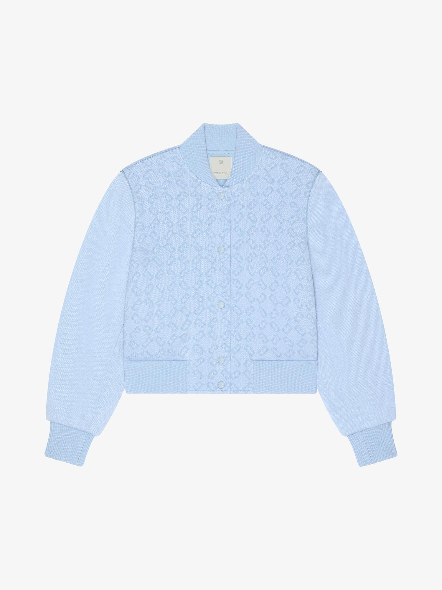 Varsity jacket in monogram 72 jacquard Product Image