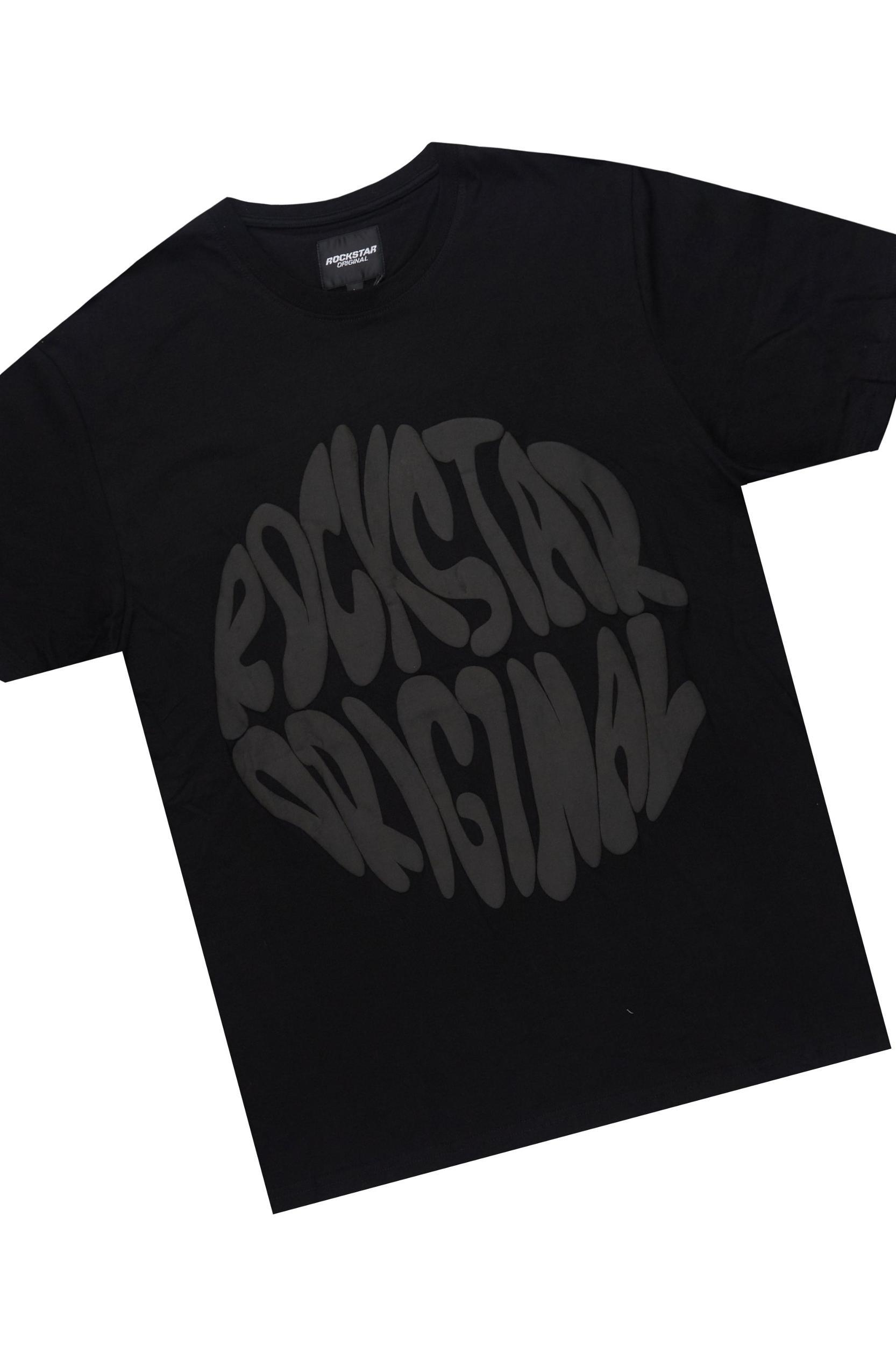 Thierry Black/Black T-Shirt/Short Set Male Product Image