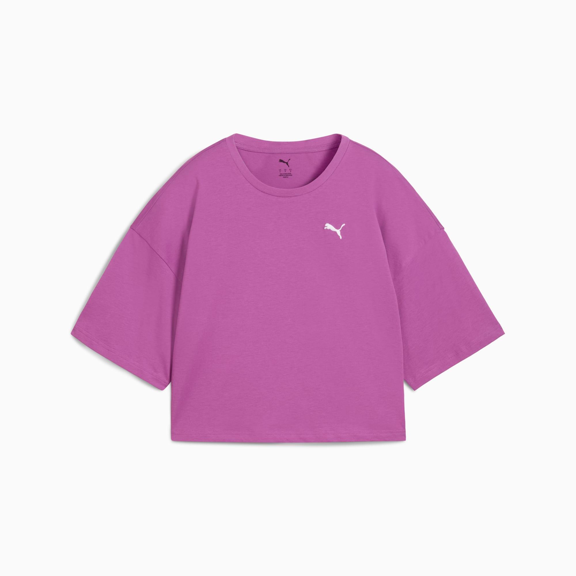 PUMA Wardrobe Essentials Women's Oversized Short T-Shirt Product Image