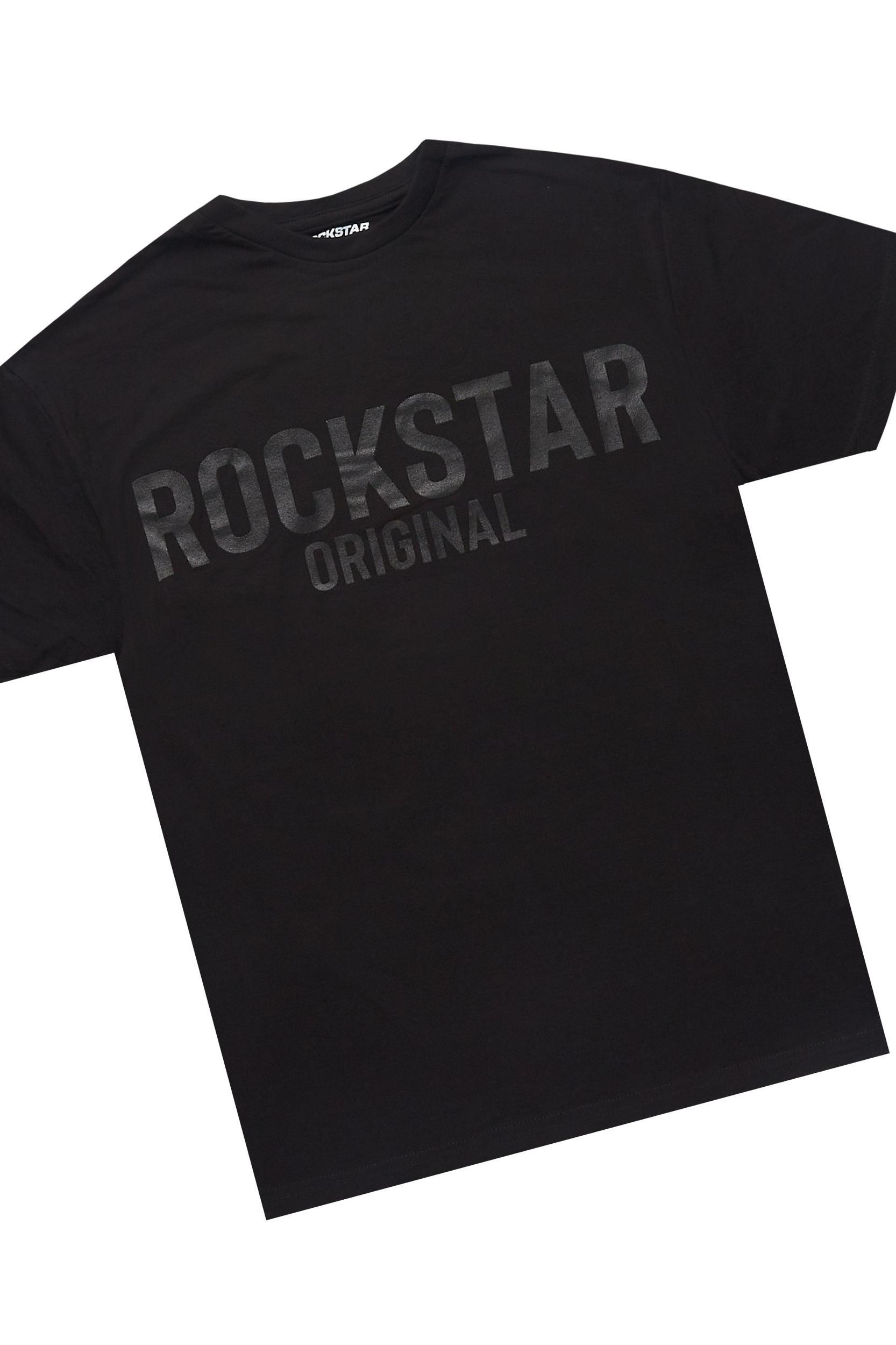 Diona Black T-Shirt Short Set Female Product Image