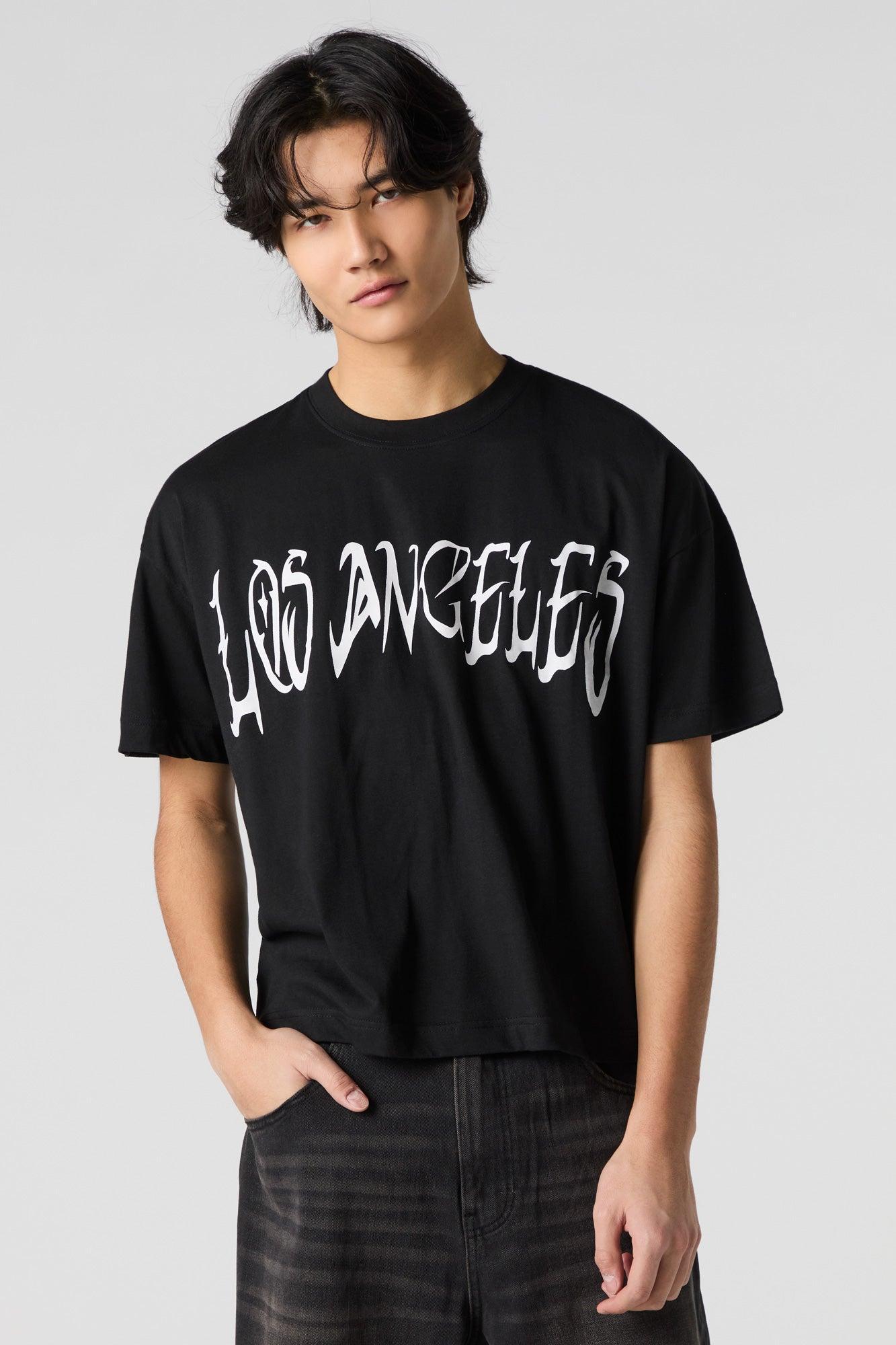 Los Angeles Graphic Boxy T-Shirt Male Product Image