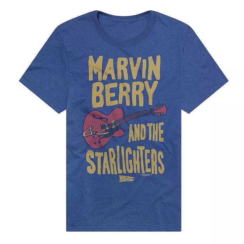 Men's Back To The Future The Starlighters T-Shirt, Size: Medium, Royal Product Image