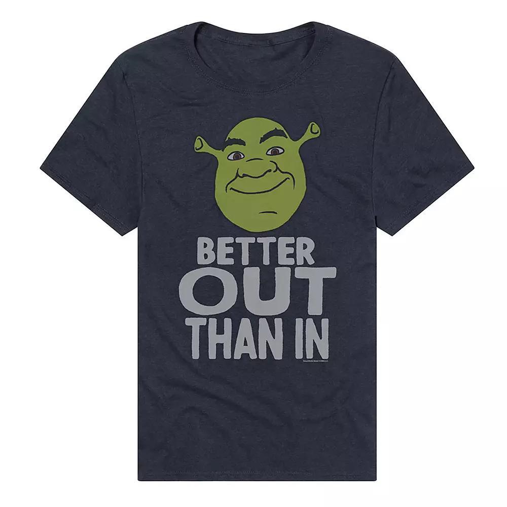 Men's Shrek Better Out Than In Graphic Tee, Size: XXL, Blue Product Image