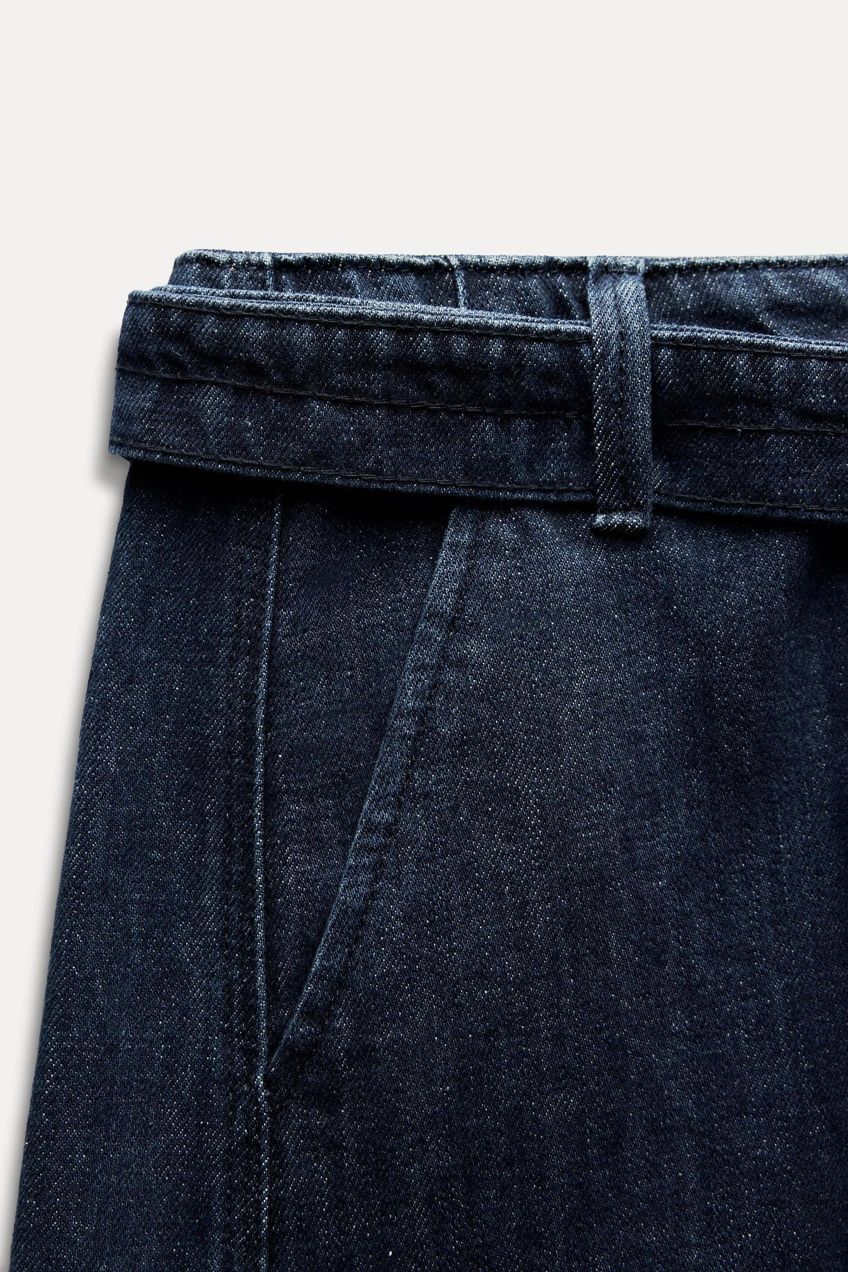 STRAIGHT CUT MID RISE JEANS ZW COLLECTION Product Image