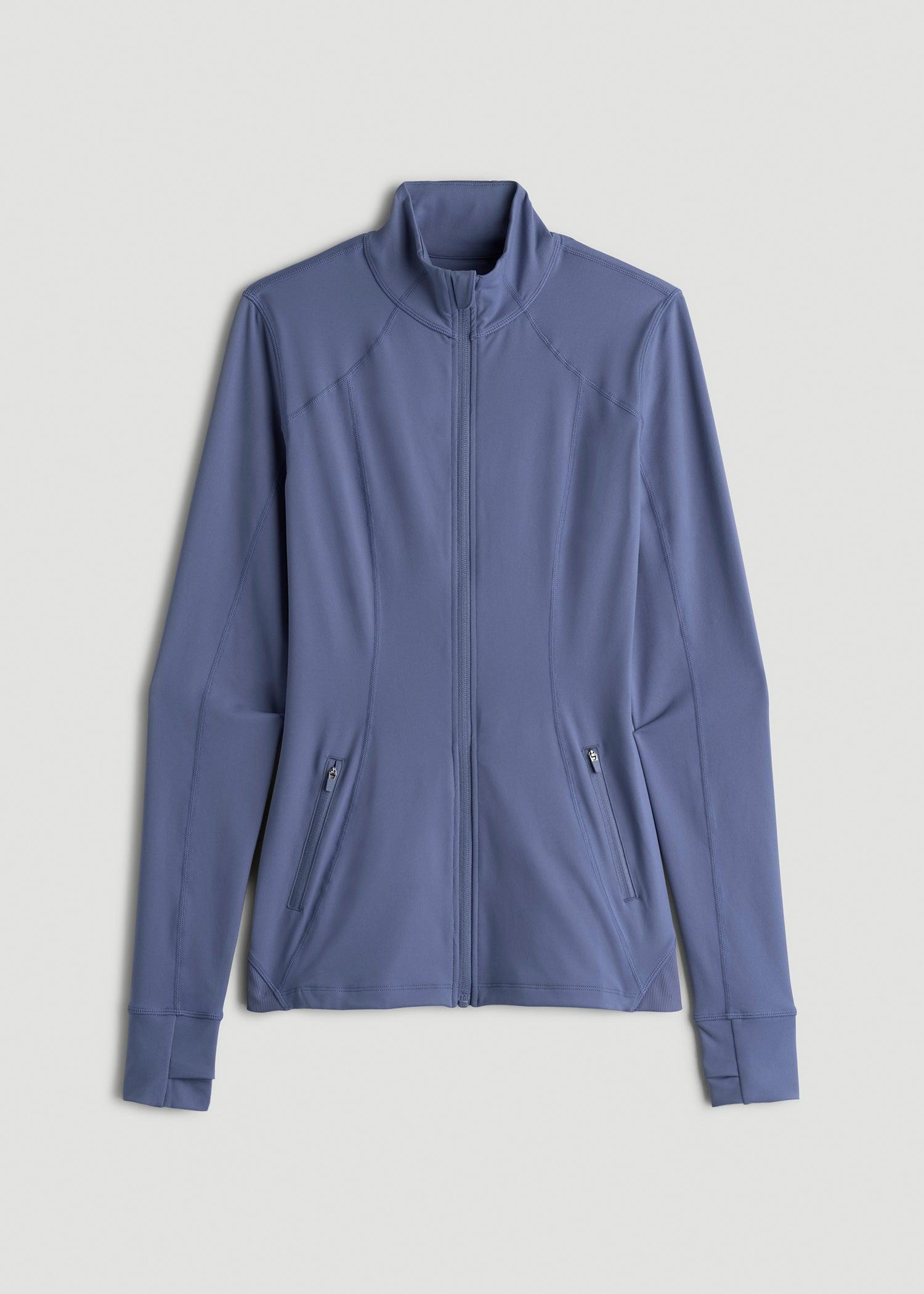 Women's Athletic Zip-Up Jacket in Marlin Blue Female Product Image
