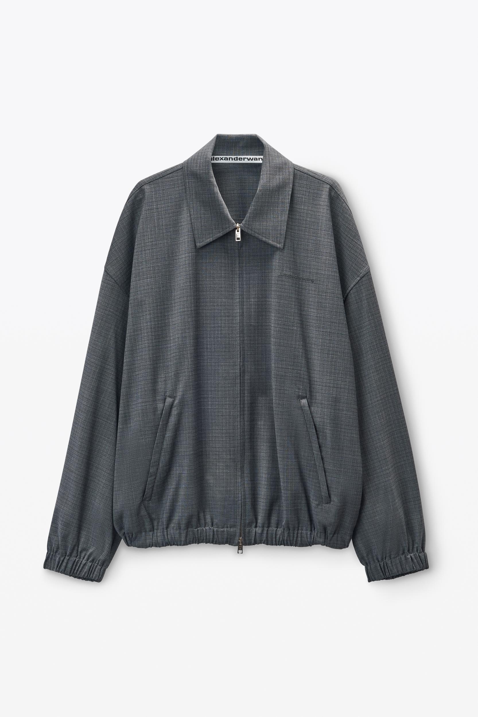 Dark Grey Logo Track Jacket Product Image