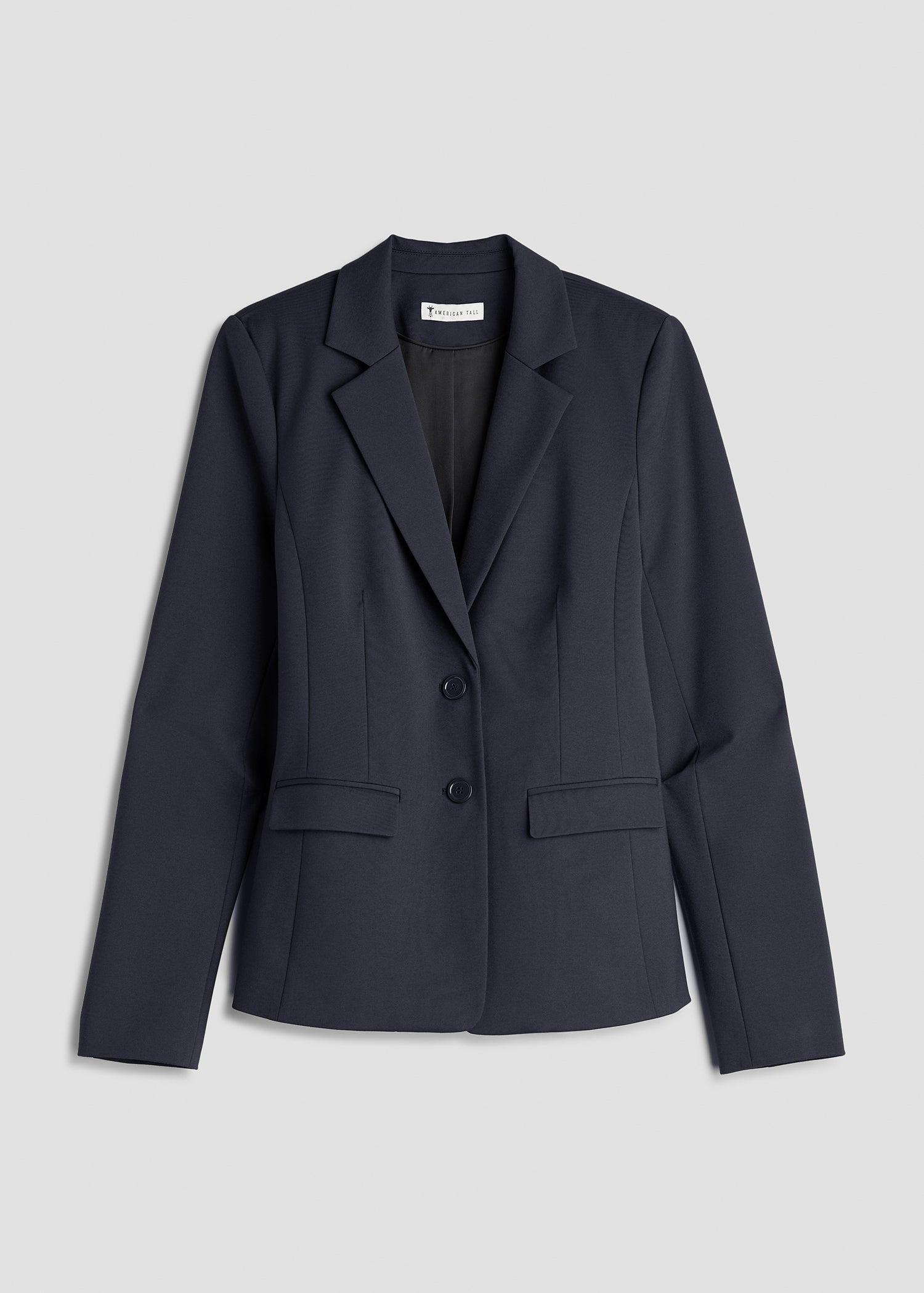SLIM-FIT Two Button Blazer for Tall Women in Navy Product Image