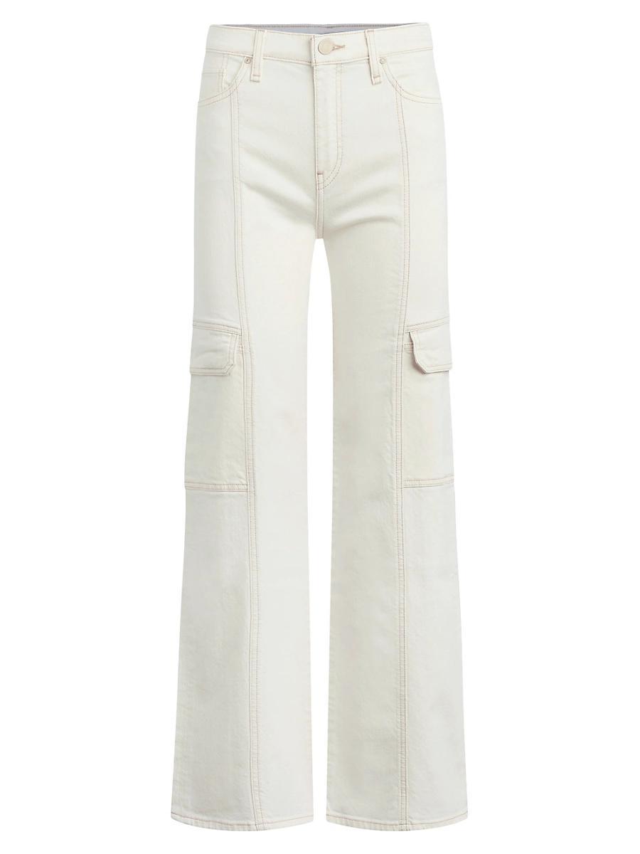 Womens Rosie High-Rise Cargo-Style Jeans Product Image