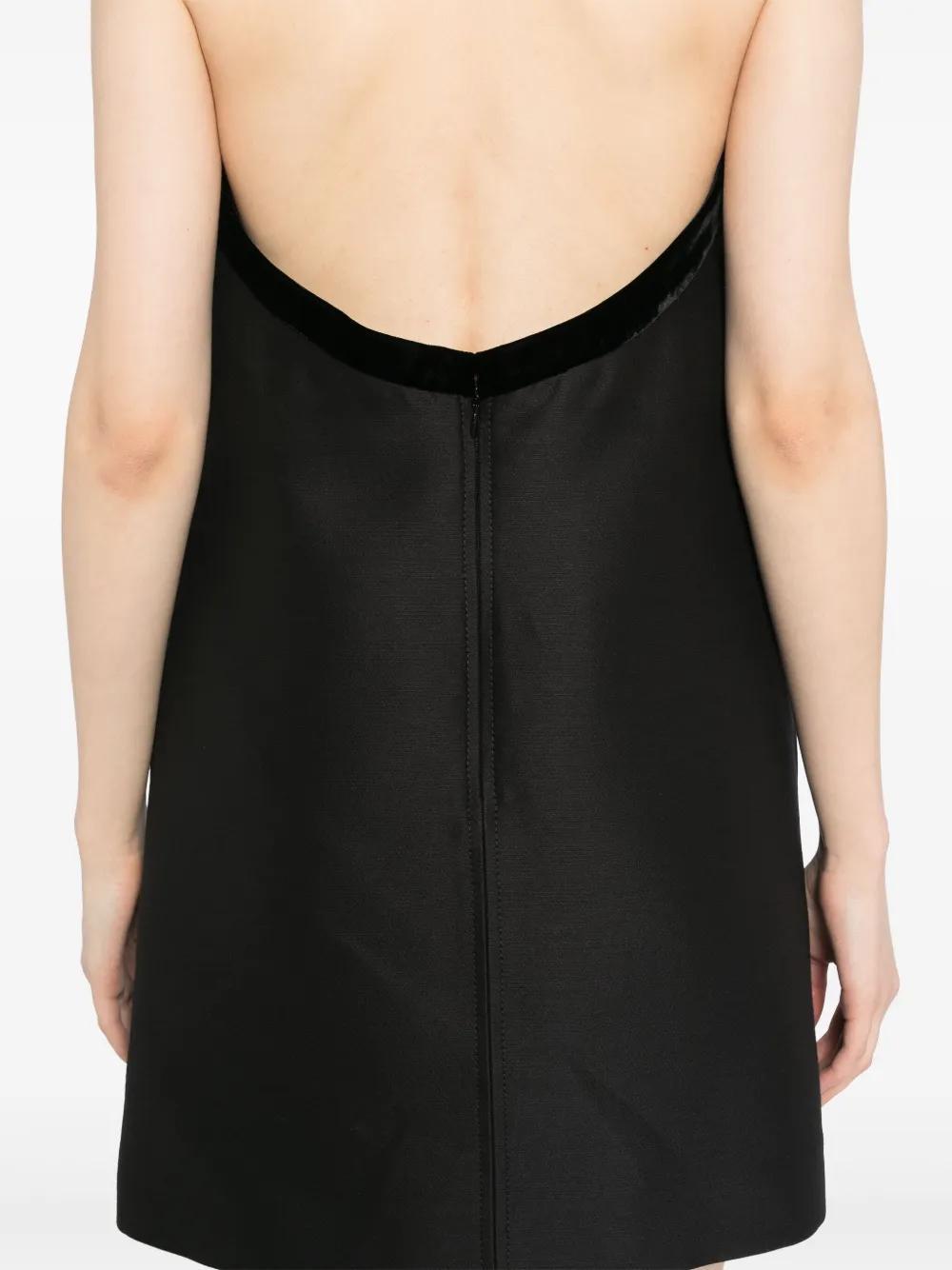 TOM FORD Bow Detail Mini Dress In Black Product Image