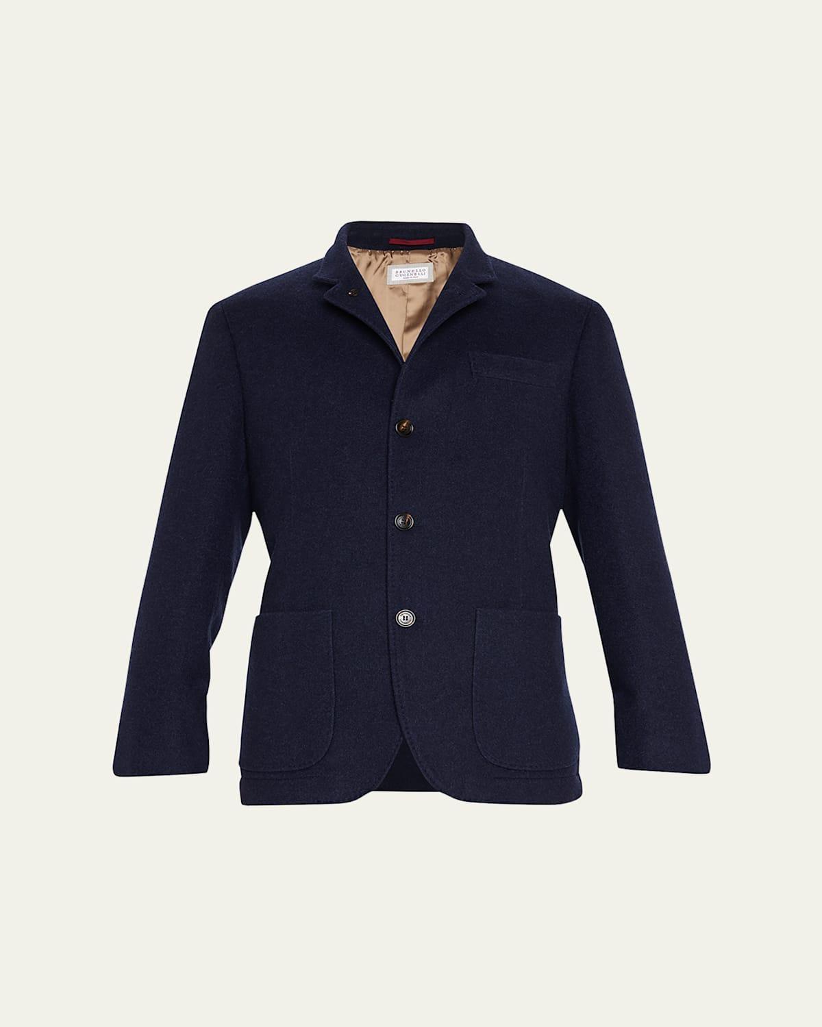 Mens Cashmere Blazer Coat Product Image