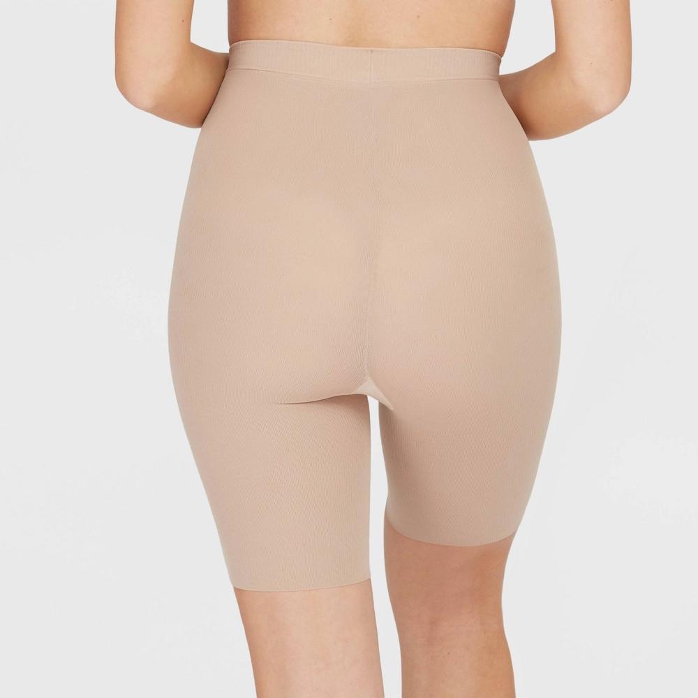 ASSETS by SPANX Women's Mid-Thigh Shaper - Tan 4: Medium Control, Tummy & Thigh Slimming, Pull-On Style Product Image