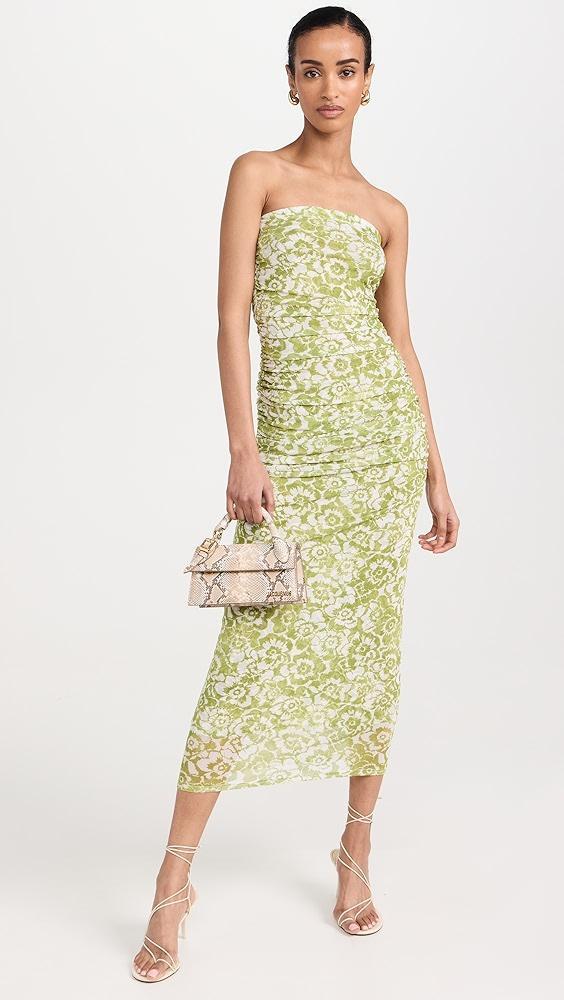 RESA Kristina Mesh Dress In Lotus | Shopbop Product Image