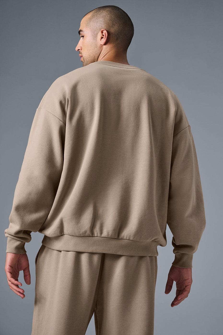 Accolade Crew Neck Pullover - Gravel Product Image