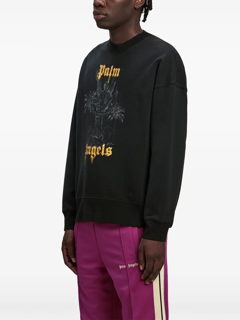 logo-print cotton sweatshirt Product Image