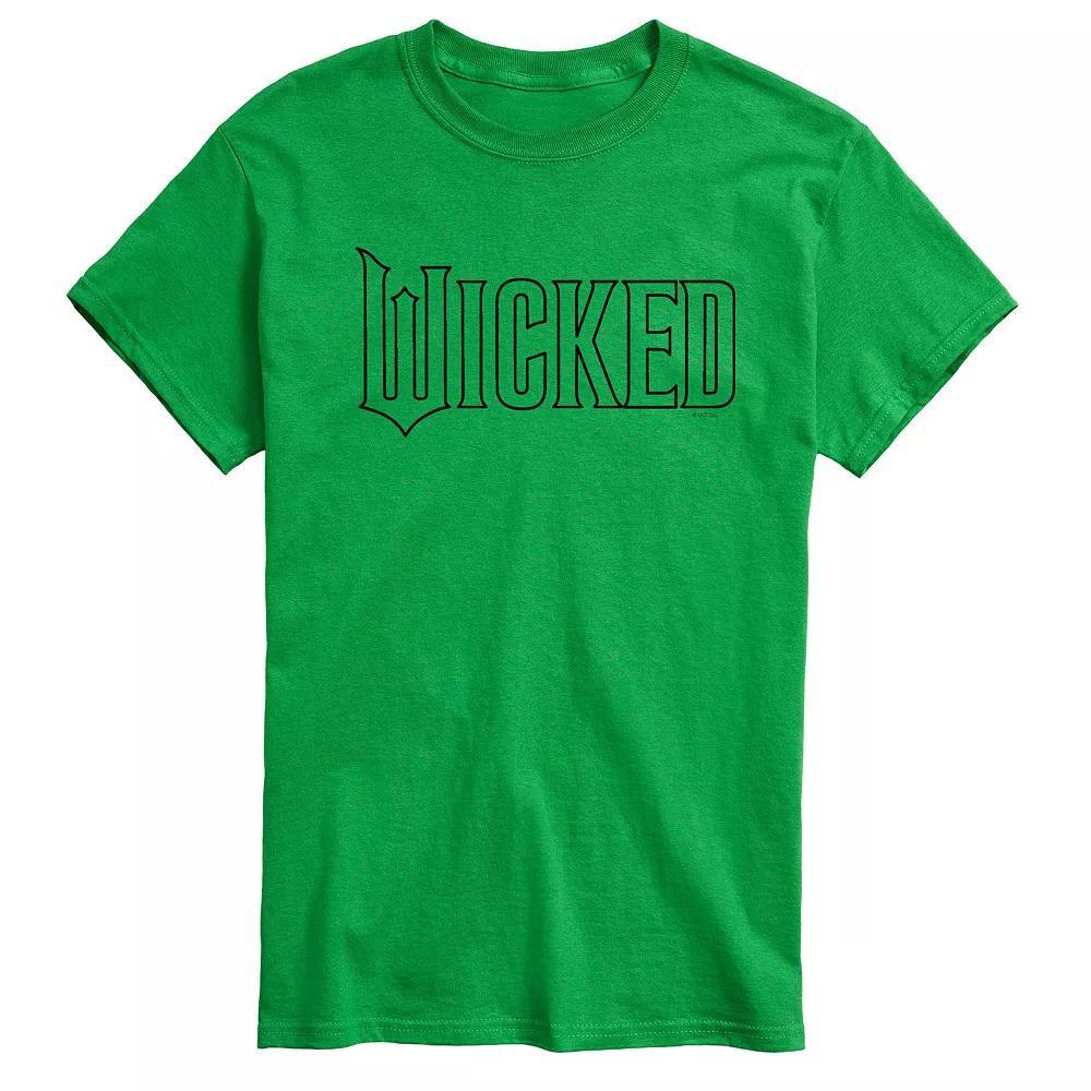 Men's Wicked Outline Logo Graphic Tee, Size: Medium, White Product Image