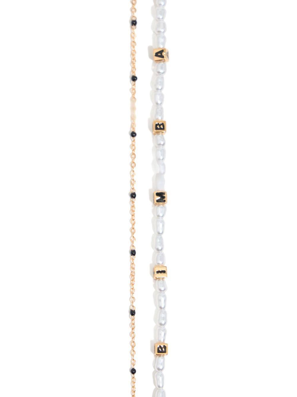 bead-embellished necklace Product Image