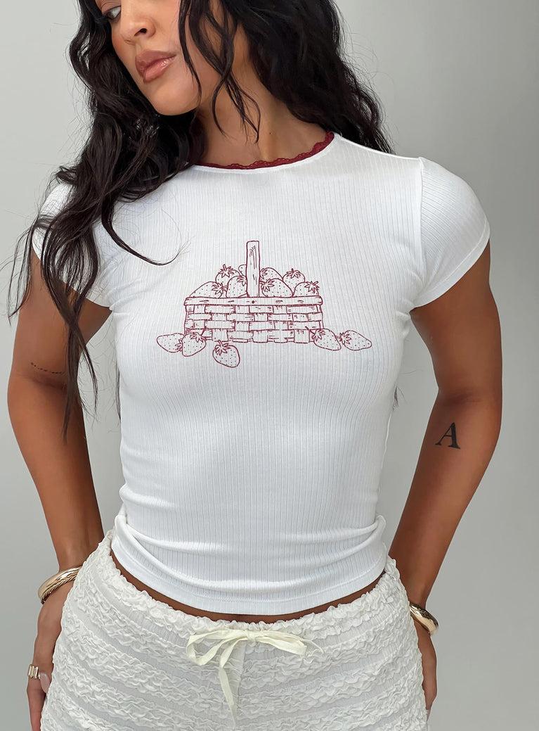 Zagy Tee White Product Image