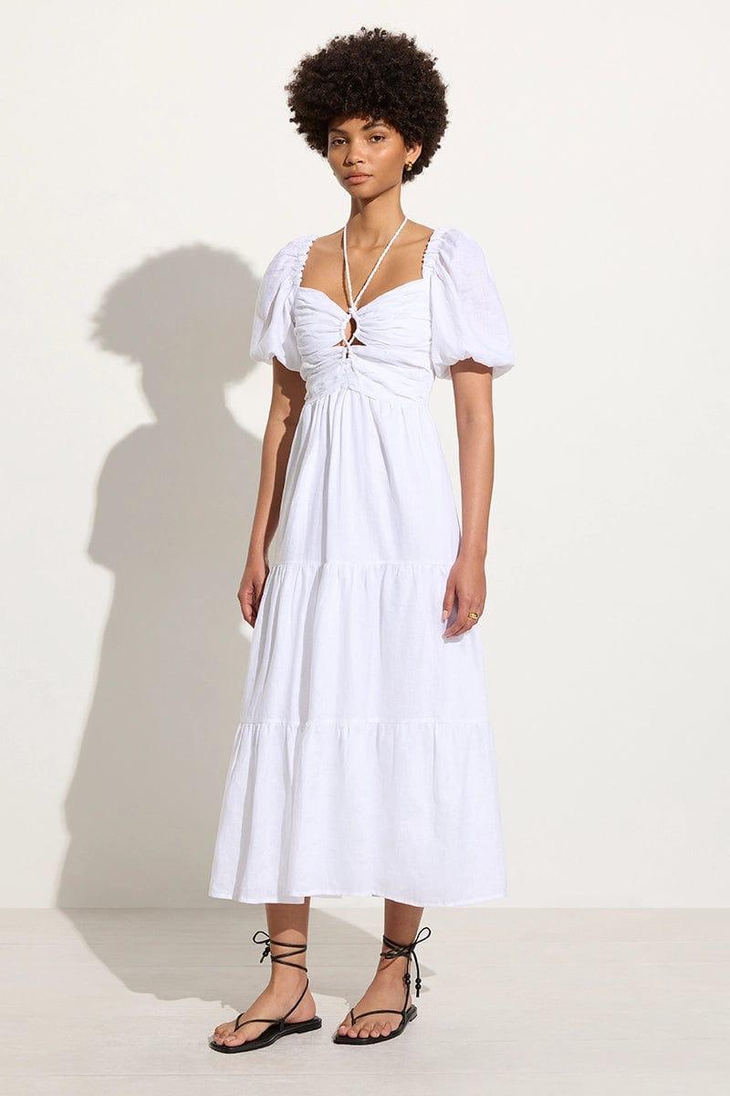Palacio Midi Dress White - Final Sale Product Image
