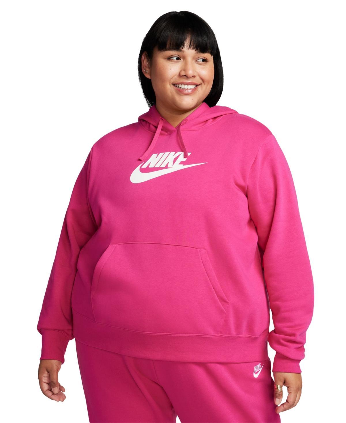 Nike Sportswear Club Fleece Women's Pullover Hoodie (Plus Size) Product Image