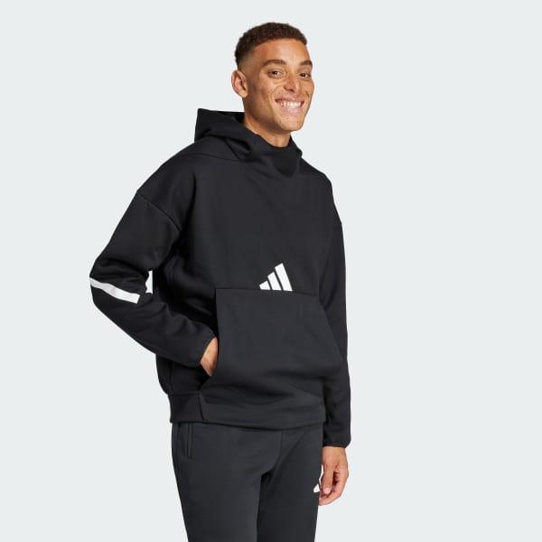adidas Z.N.E. Hoodie Olive Strata S Mens Product Image