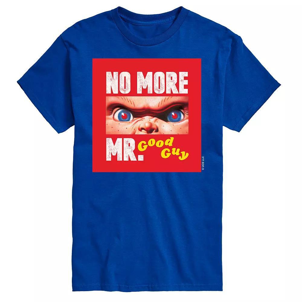 Big & Tall Chucky No More Mr Good Guy Graphic Tee, Mens Product Image