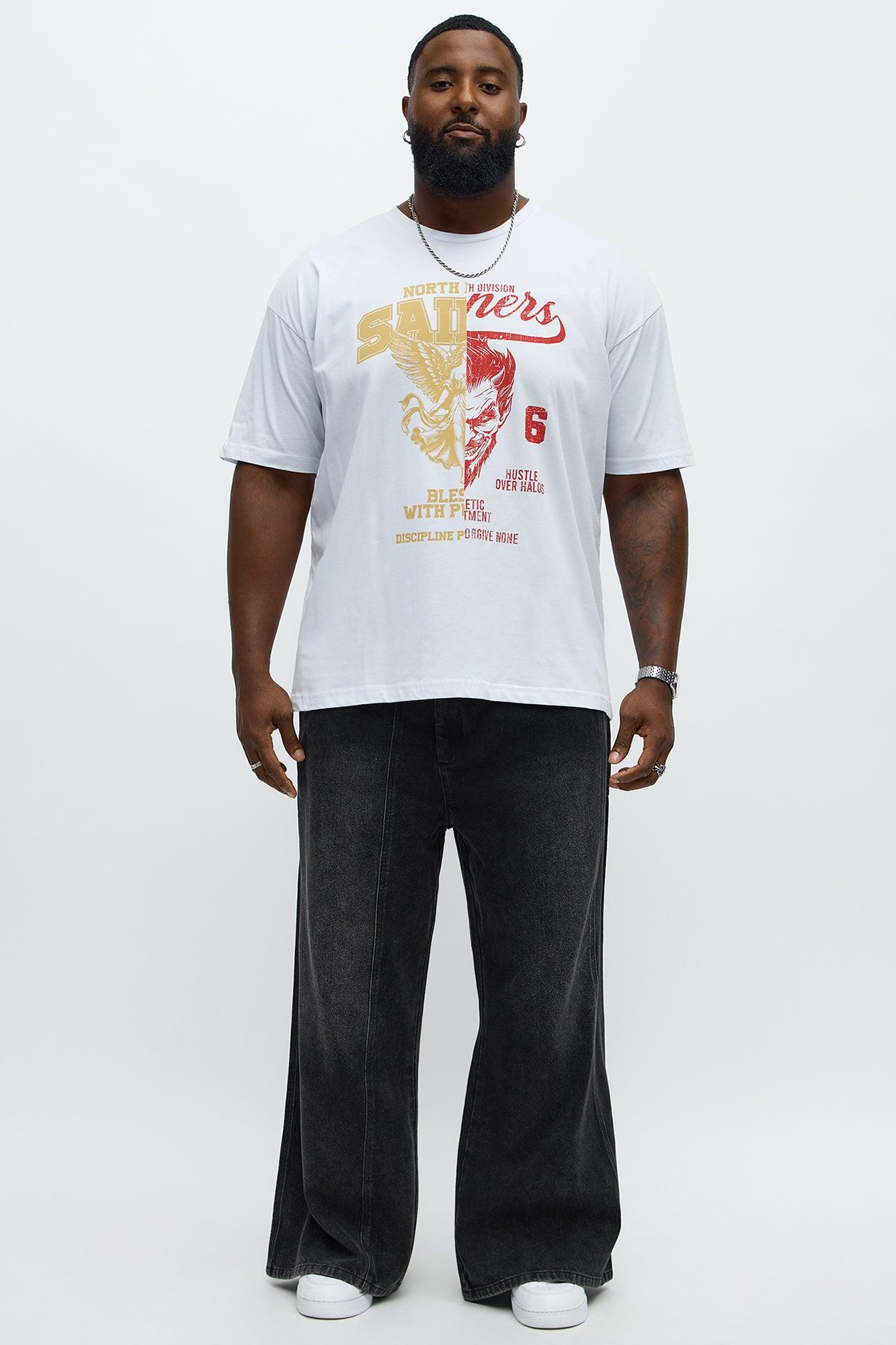 North Division Hustle Halos Short Sleeve Tee - White Product Image