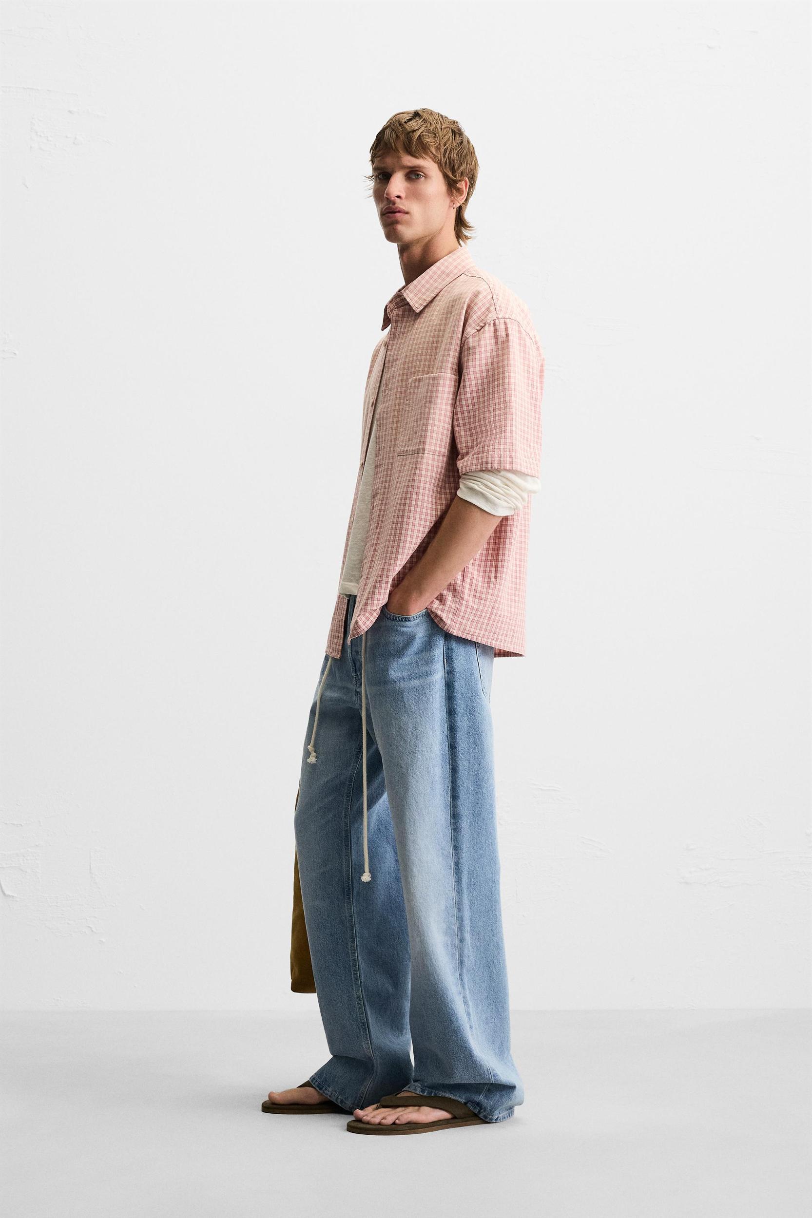PLAID COTTON SHIRT Product Image