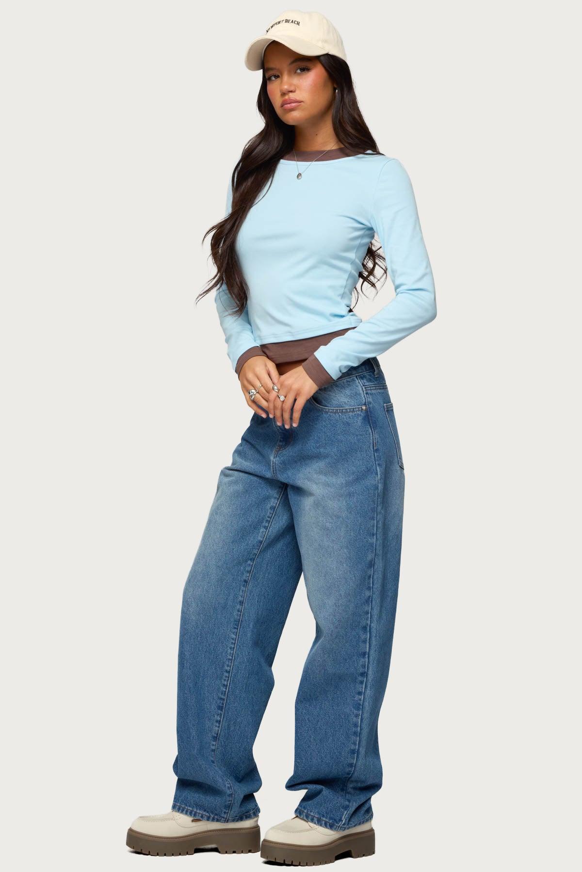 Rorie Mid Rise Straight Leg Jeans Product Image