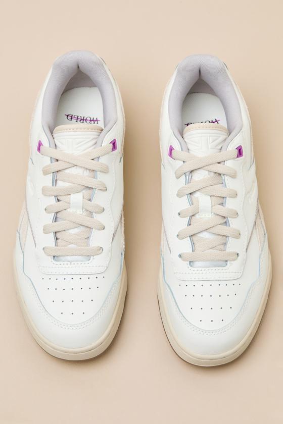 BB 4000 II Chalk and Sand Leather Sneakers Product Image