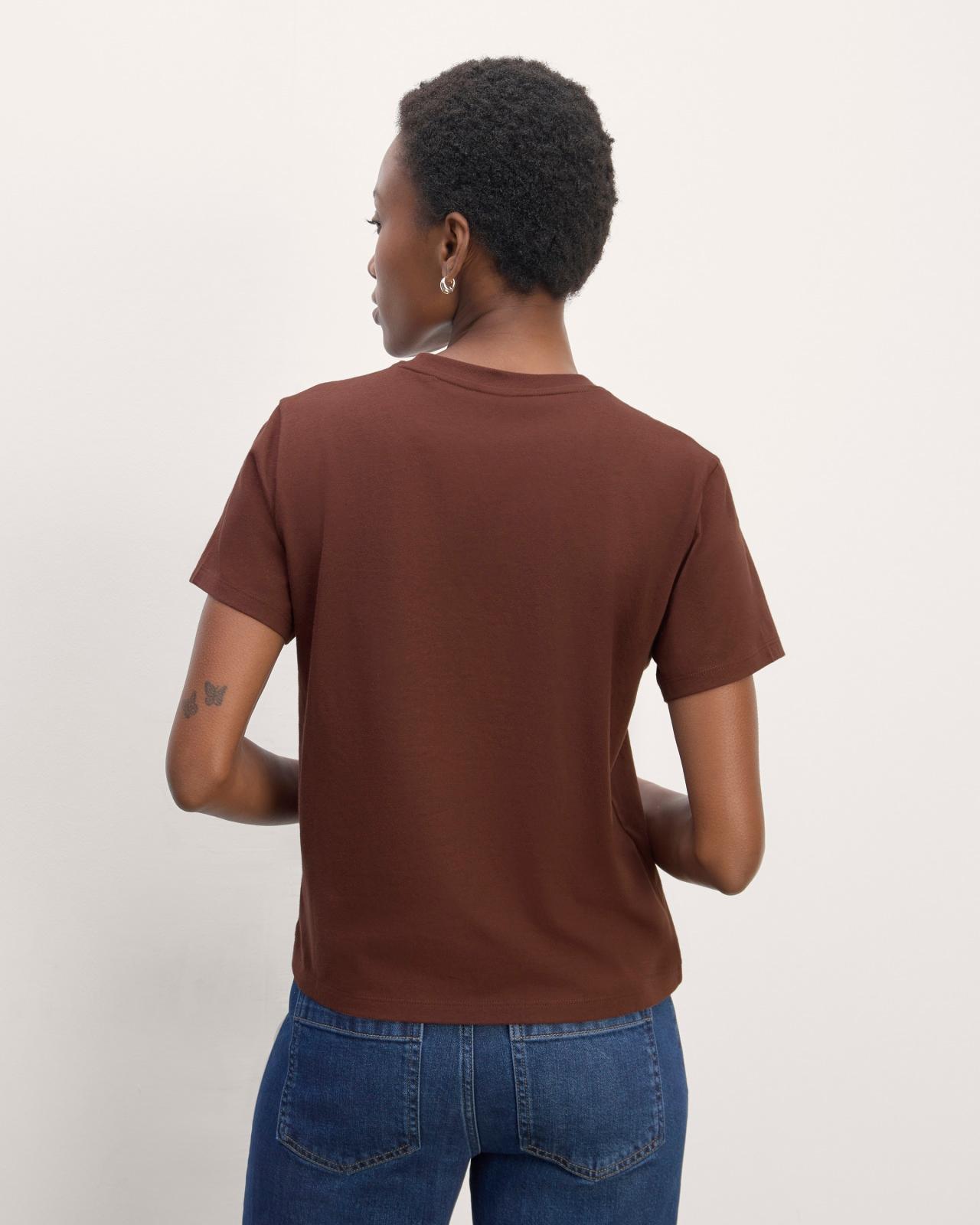 The Box-Cut Tee in Essential Cotton Product Image