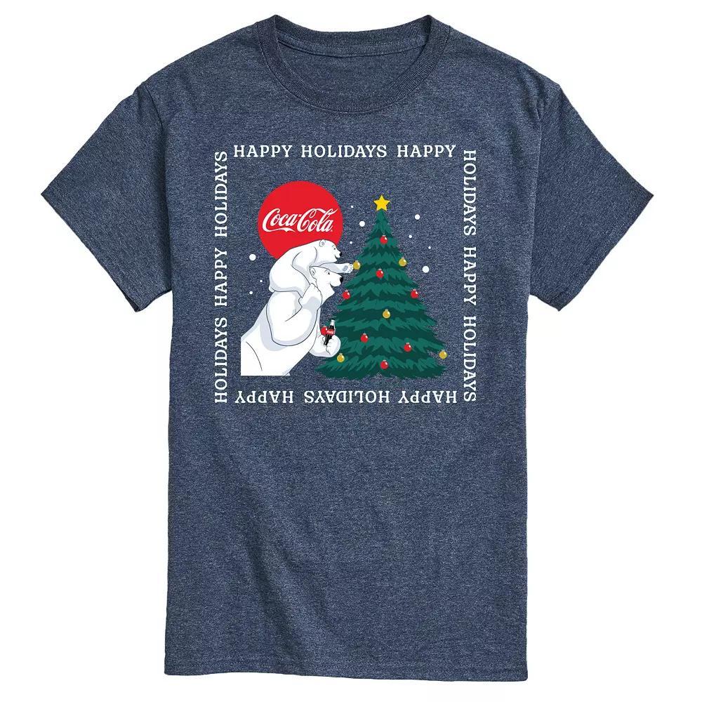 Mens CocaCola Happy Holidays Bears Tee Product Image