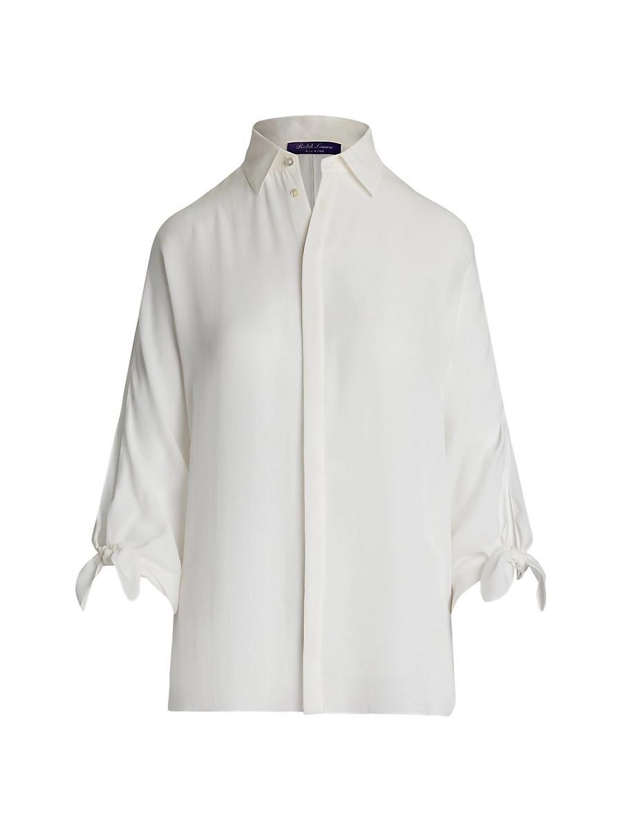Womens Karen Silk Georgette Blouse Product Image