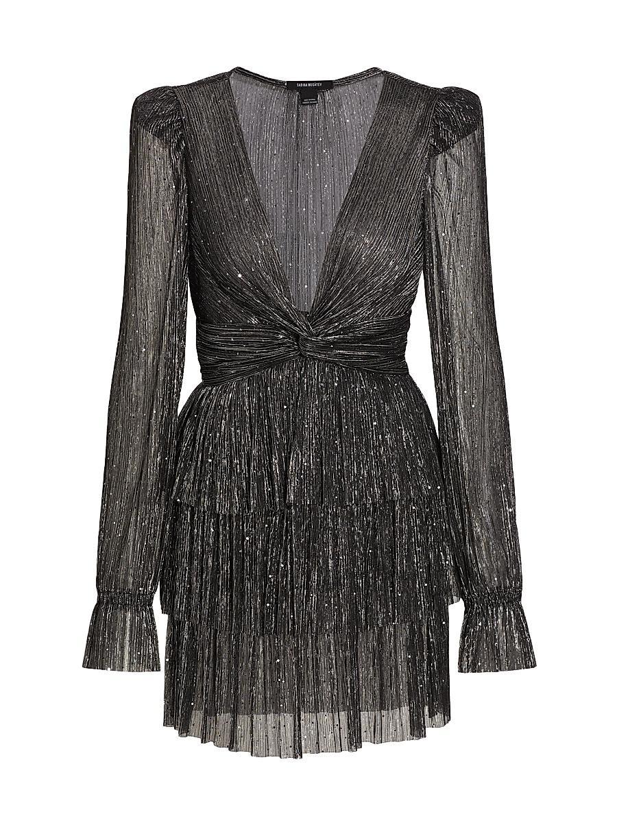 Womens Felicie Sequin Knit Minidress Product Image