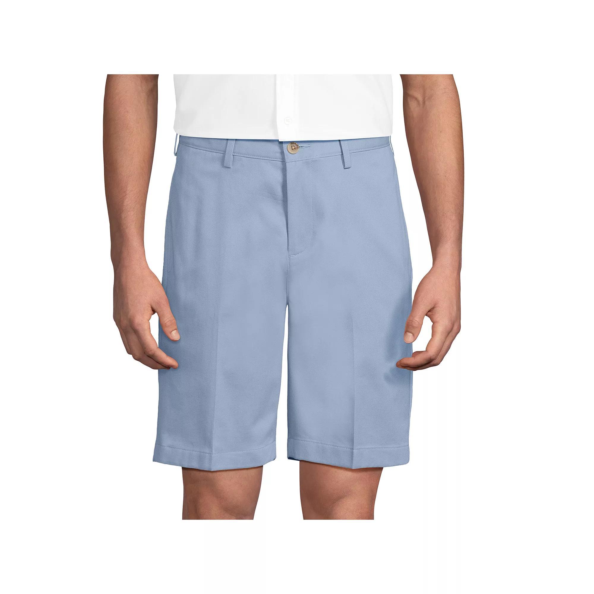 Big & Tall Lands' End Chino Shorts, Men's, Size: 48, Green Product Image