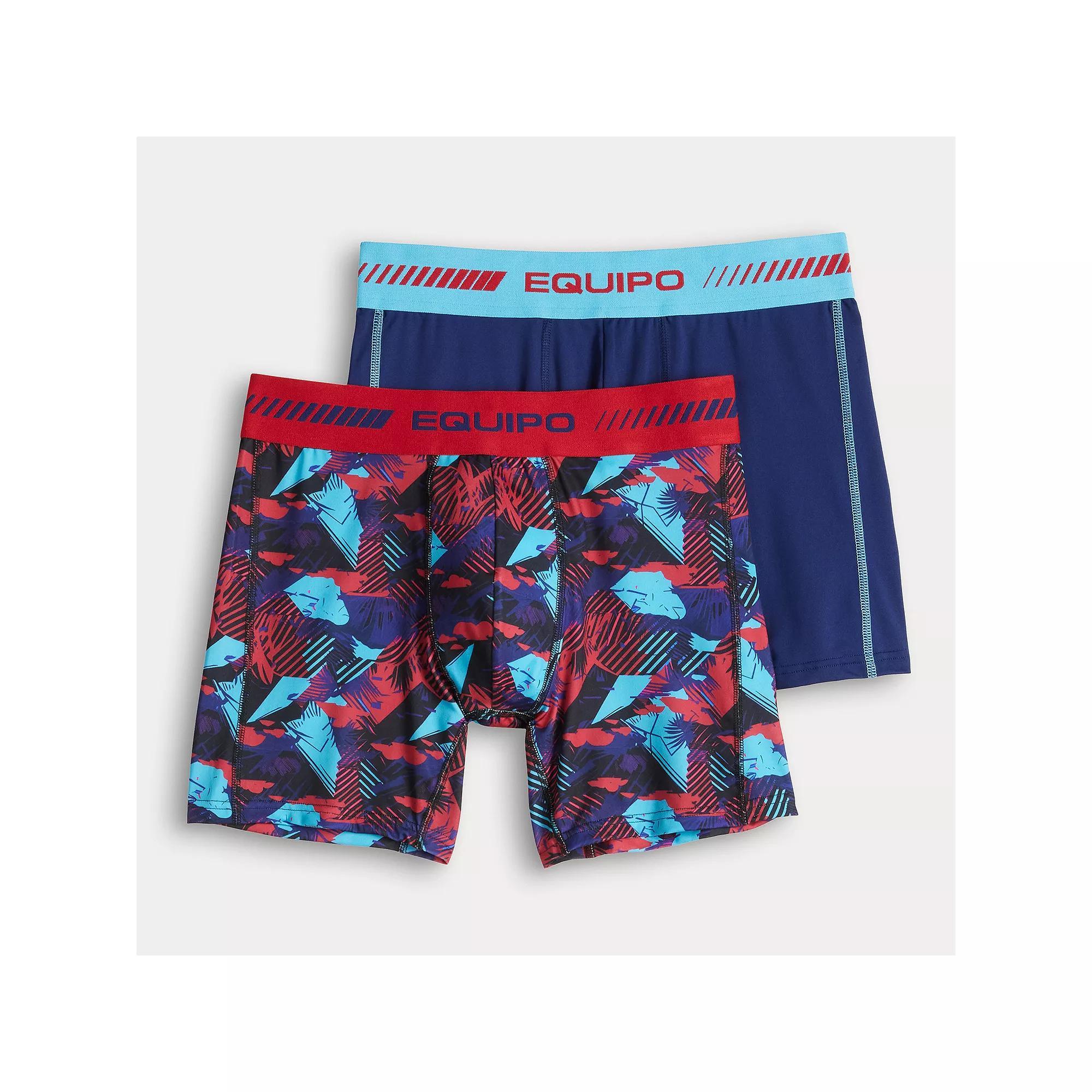 Men's Equipo 2-pack Boxer Briefs, Size: Small, Blue Product Image