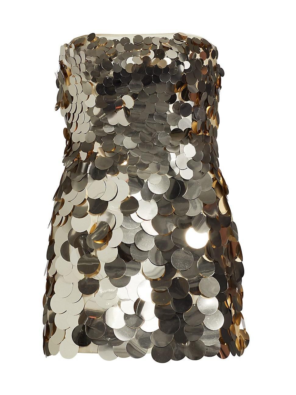Womens Jorja Sequin Bandeau Minidress Product Image