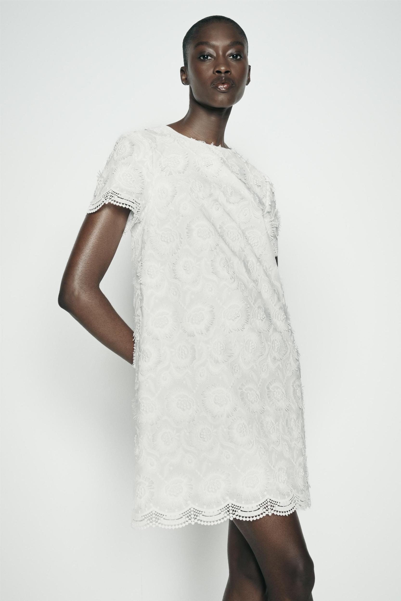 FRINGED MINI DRESS Product Image