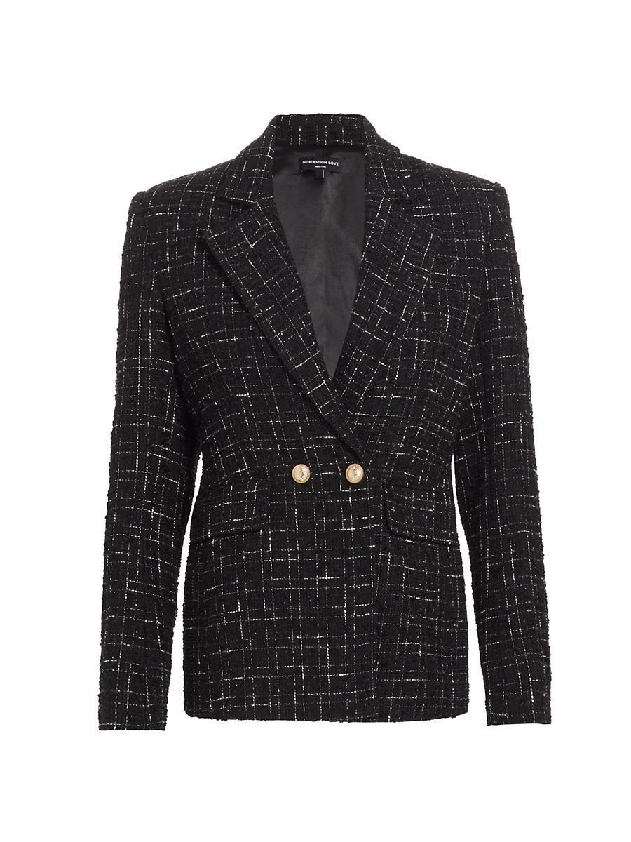 Womens Irene Tailored Tweed Blazer Product Image