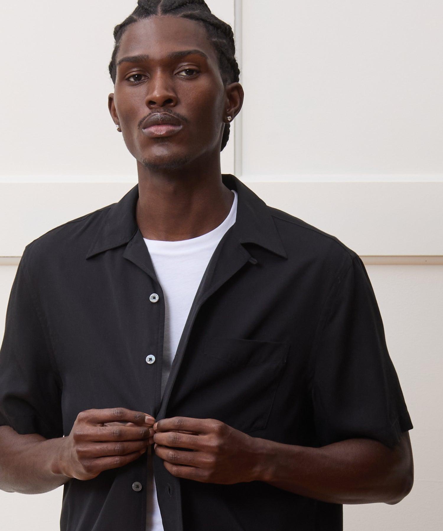 Cropped Rayon Capri Shirt Product Image