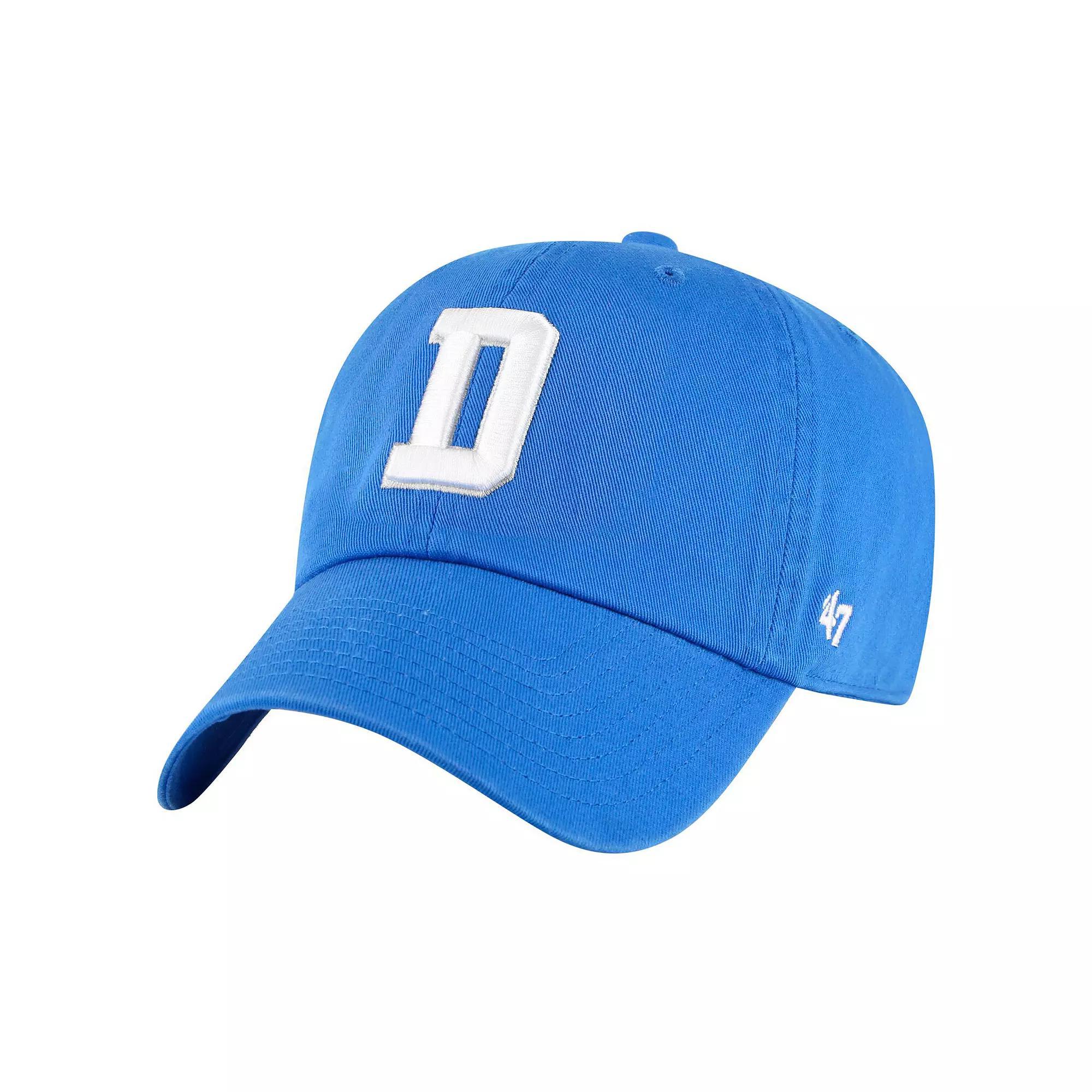 Men's '47 Royal Dallas Cowboys Letter Clean Up Adjustable Hat, Blue Product Image