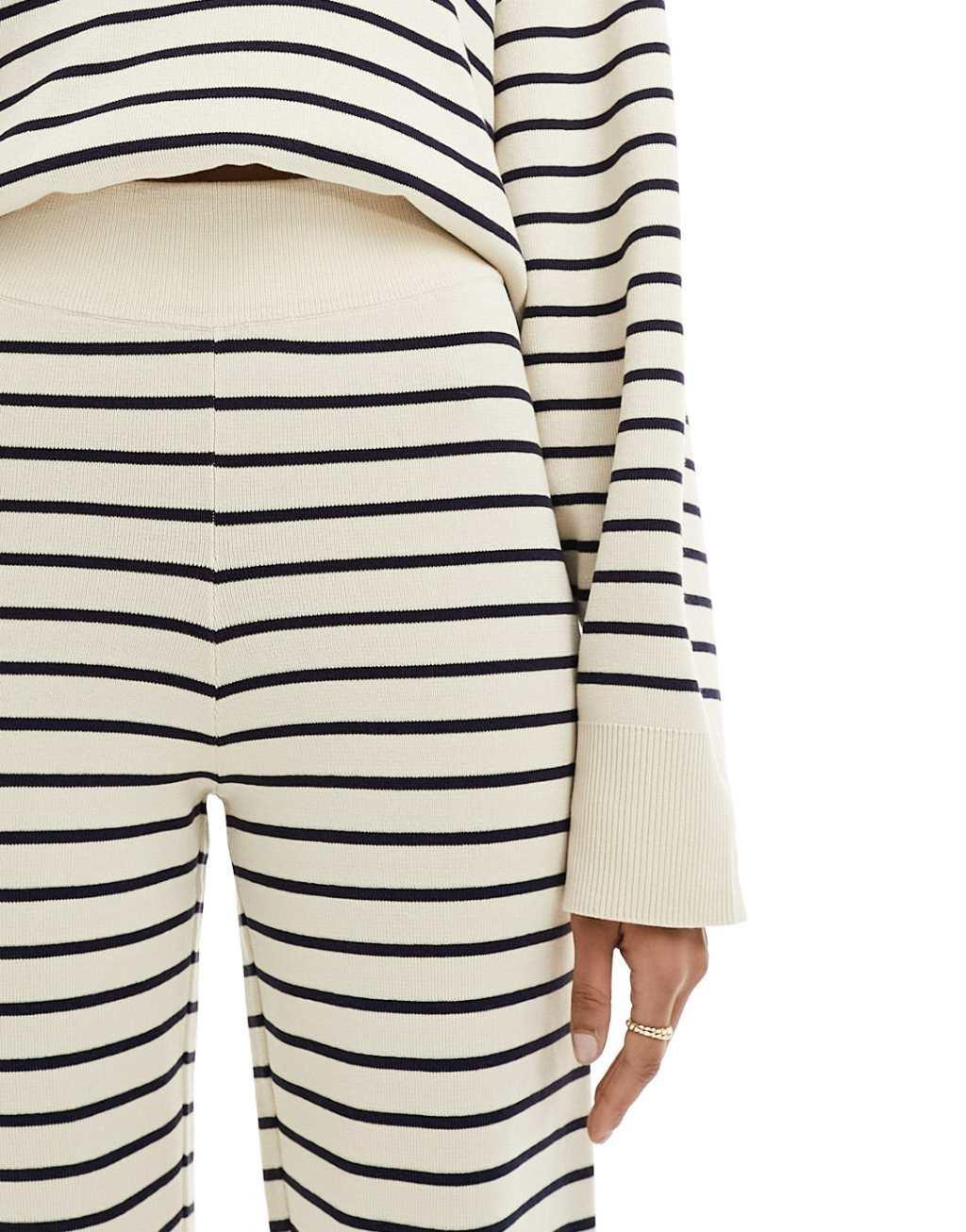 Pretty Lavish striped wide leg pants Product Image