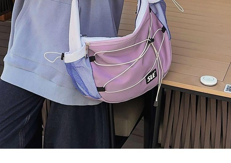 Drawstring Nylon Crossbody Bag Product Image