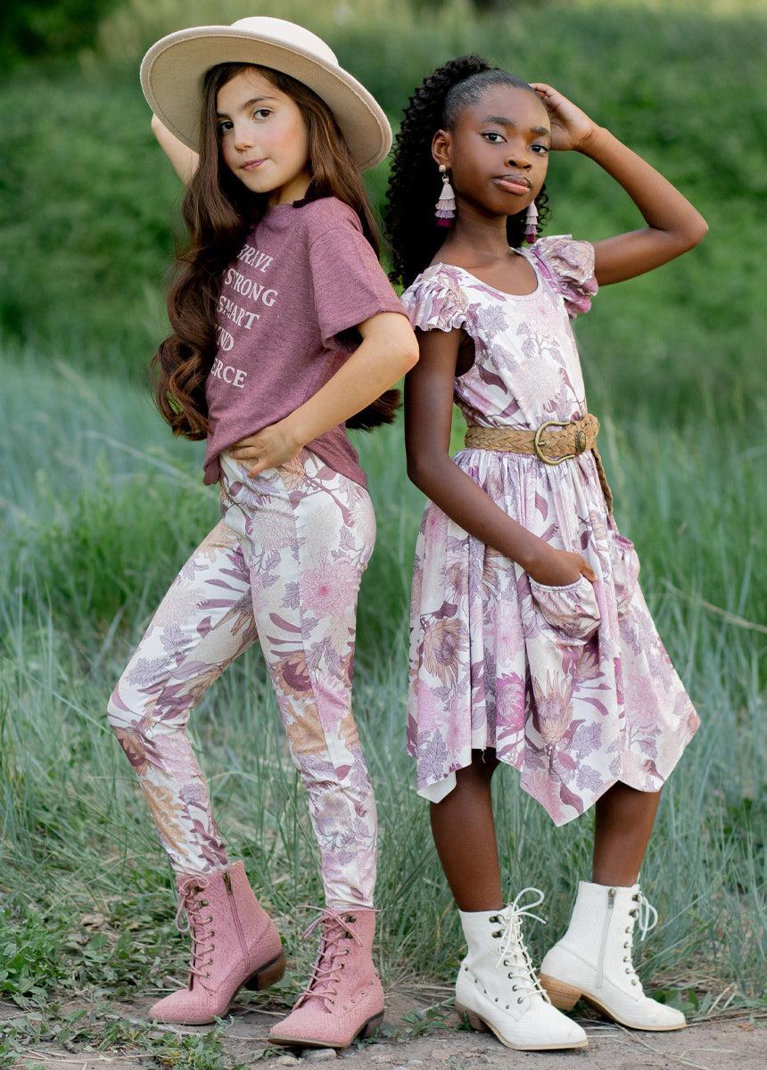 Twilla Dress in Shell Floral Girls Product Image