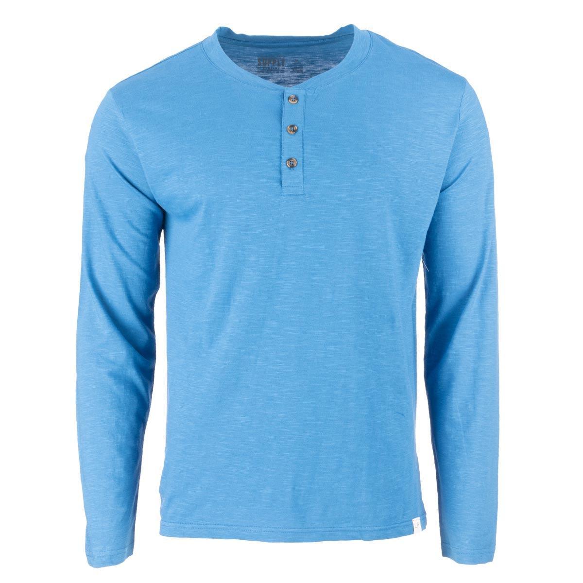 London Fog Men's Long Sleeve Henley Product Image