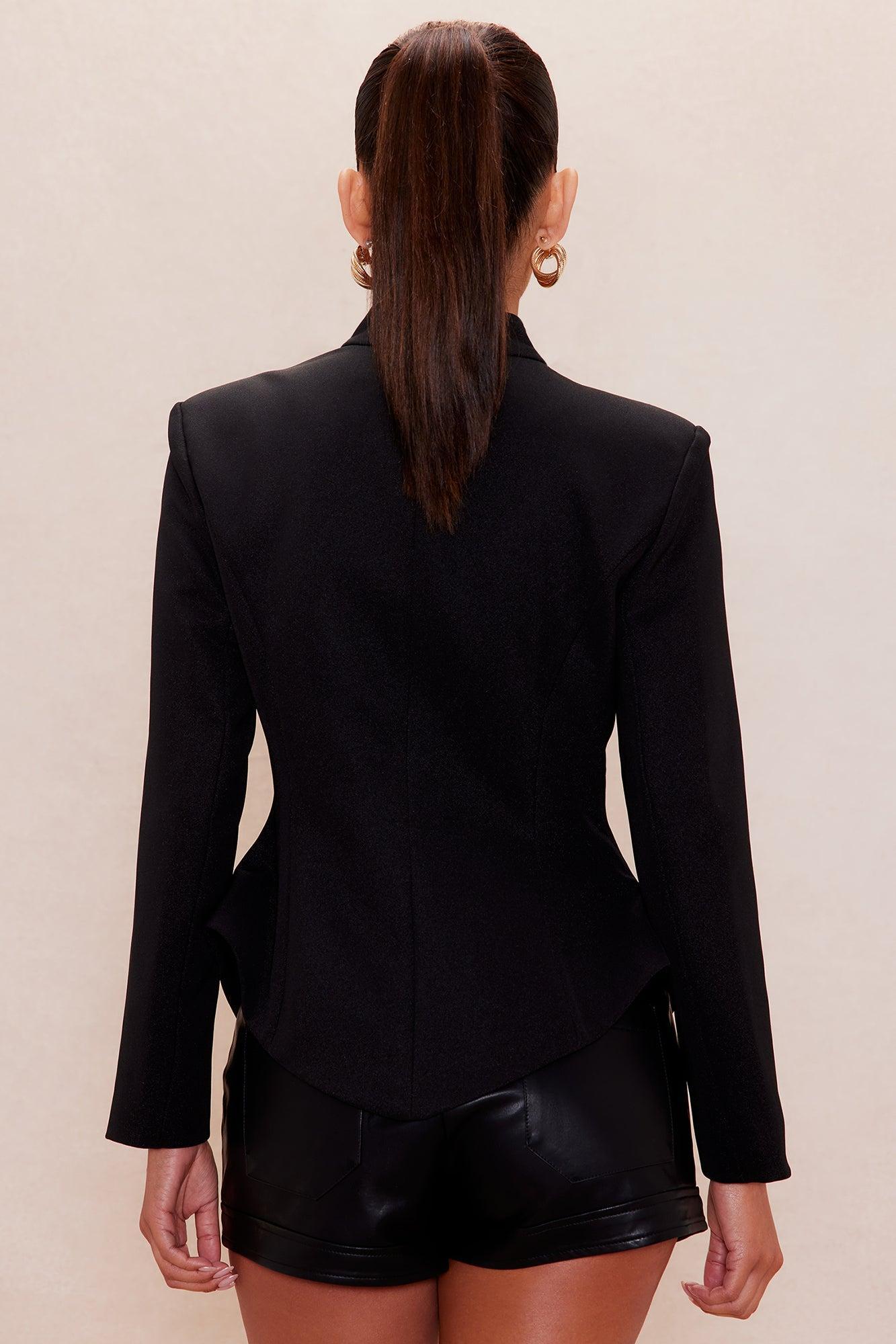 Eva Blazer Short Set - Black Female Product Image