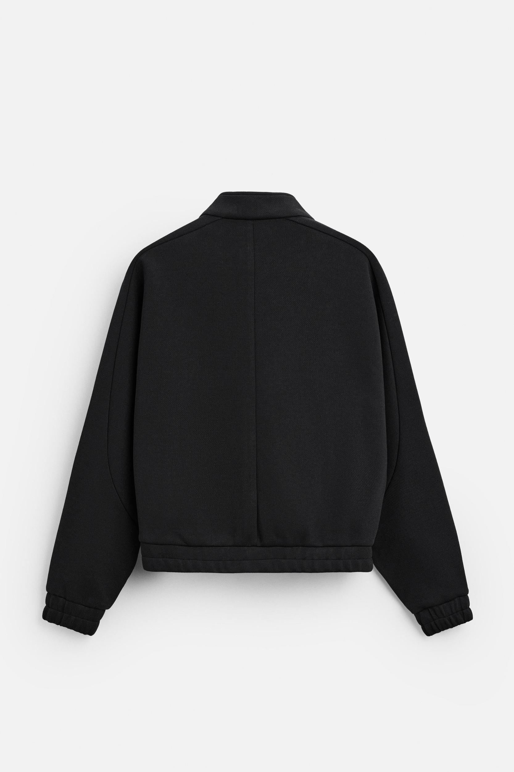 TWILL SWEATSHIRT WITH ZIPPER Product Image
