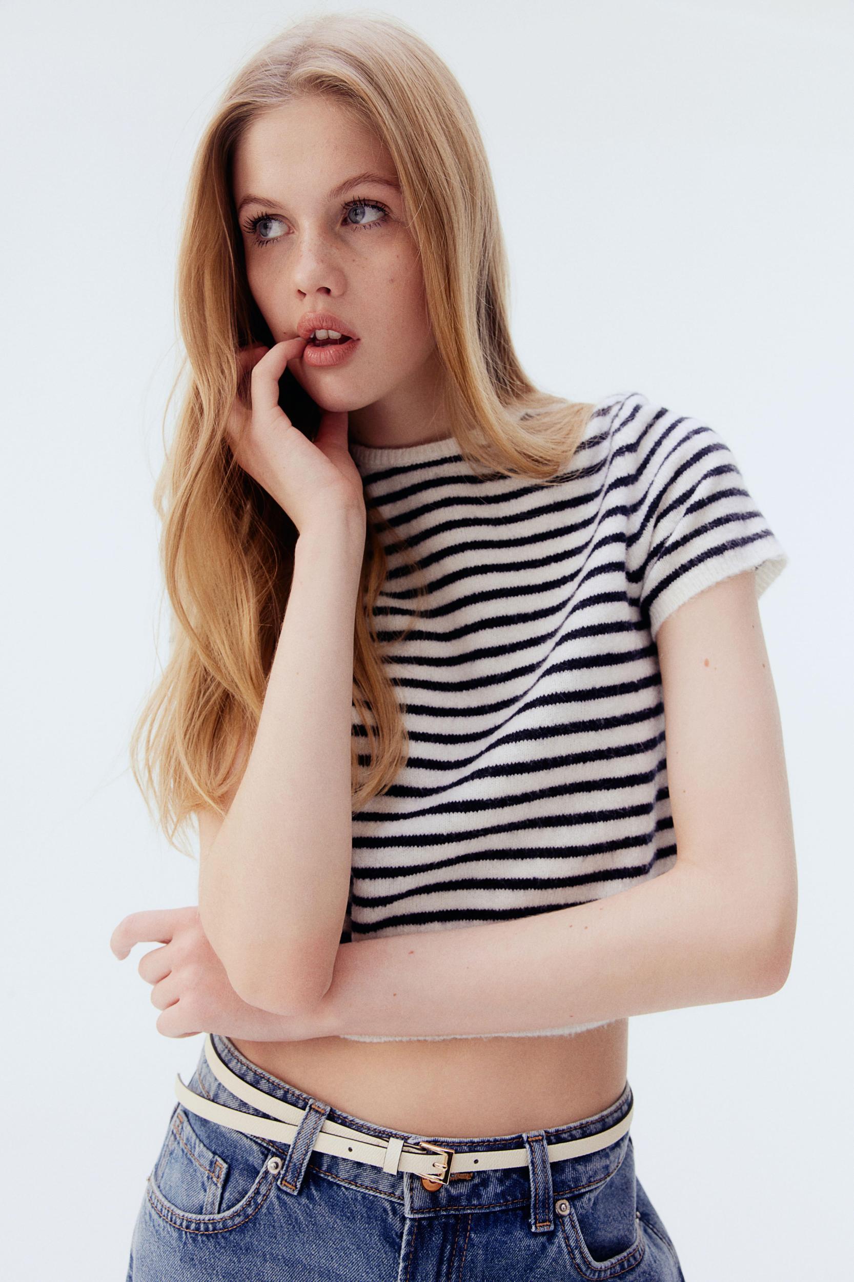 Fine-Knit T-Shirt Product Image