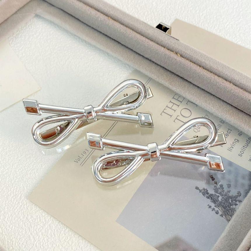 Bow Alloy Hair Clip Product Image