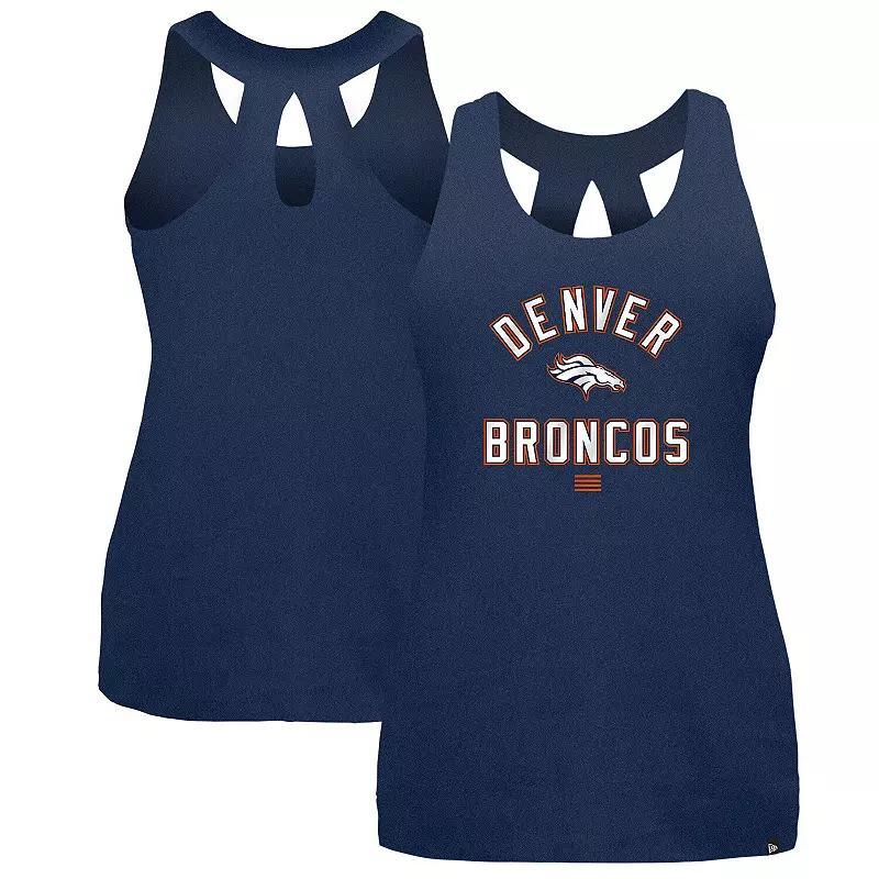 Womens New Era Denver Broncos 2024 NFL Training Camp Tank Top Blue Product Image
